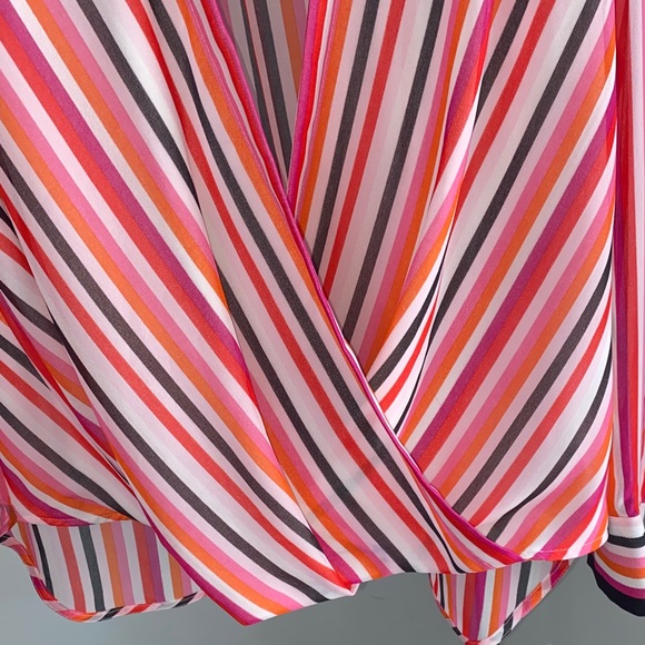 DKNY Multicolor Striped Blouse - Picture 3 of 6